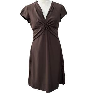 Banana Republic Silk Brown Dress